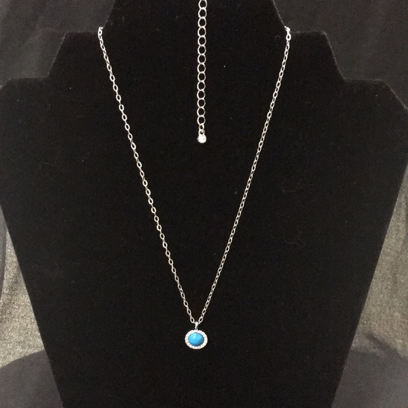 Lia Sophia Jewelry - 3/$30 Candy Dot blue short necklace w/ rhinestones